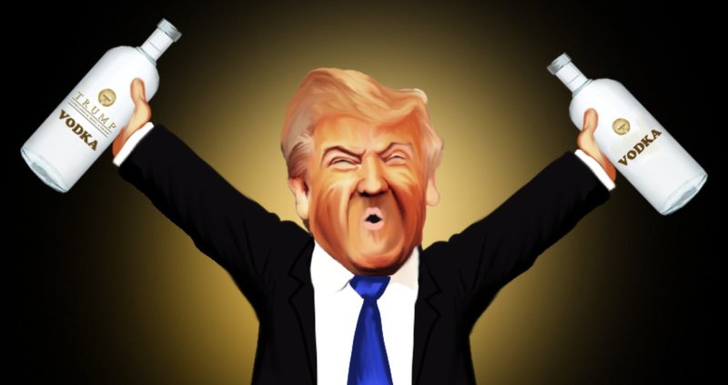 Золотая водка от Дональда Трампа