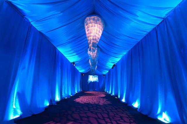 Spectacular entrance to the event