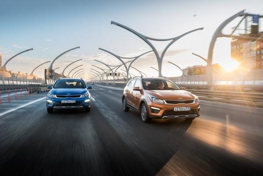 KIA Rio X-Line new cross-hatchback Test drive