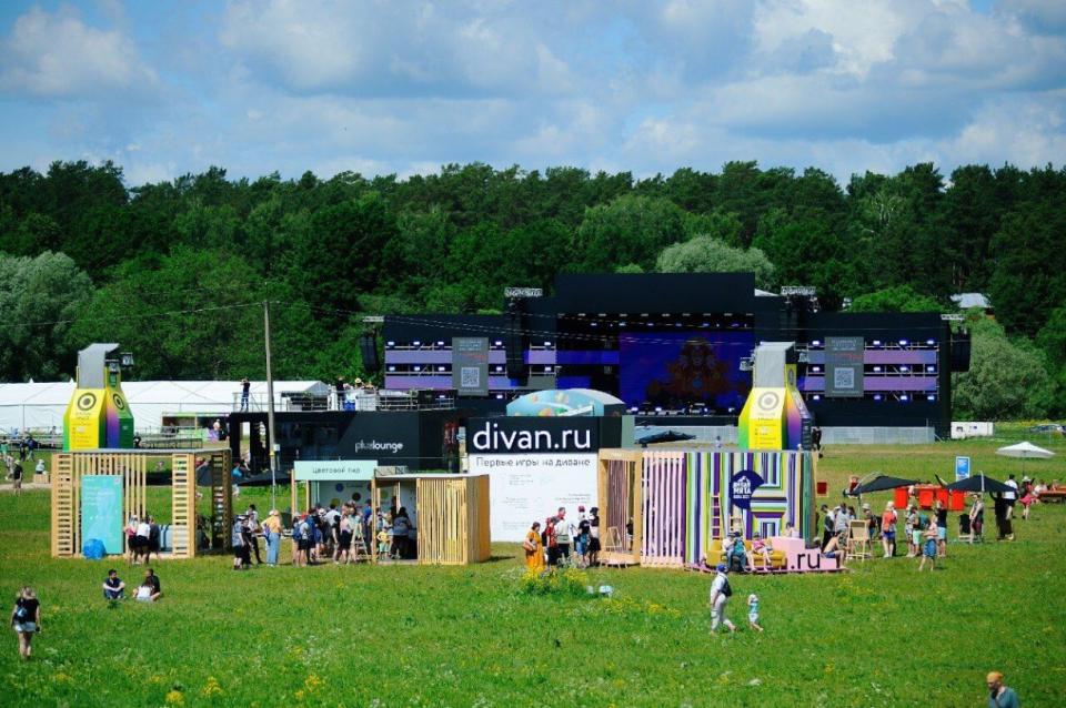 Бренд-зона Divan.ru на фестивале Дикая Мята