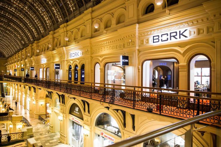 Открытие бутика BORK в ГУМе