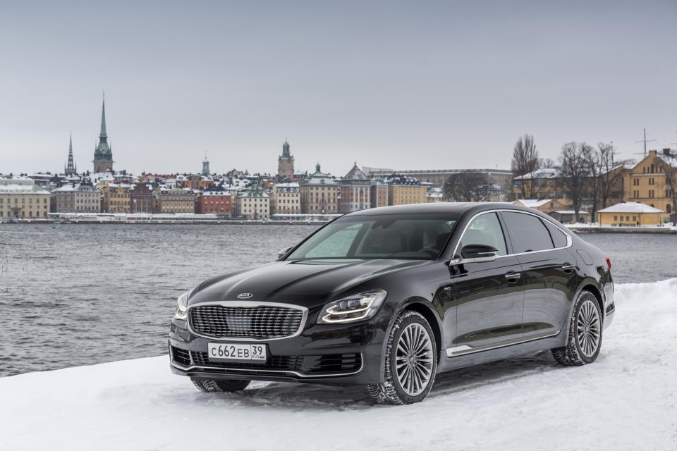 Тест-драйв KIA K900 в Швеции